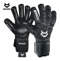 WVVOU Soccer Goalie Gloves for Adults and Youth, High Performance Goalkeeper Gloves with 5 Detachable Finger Saves