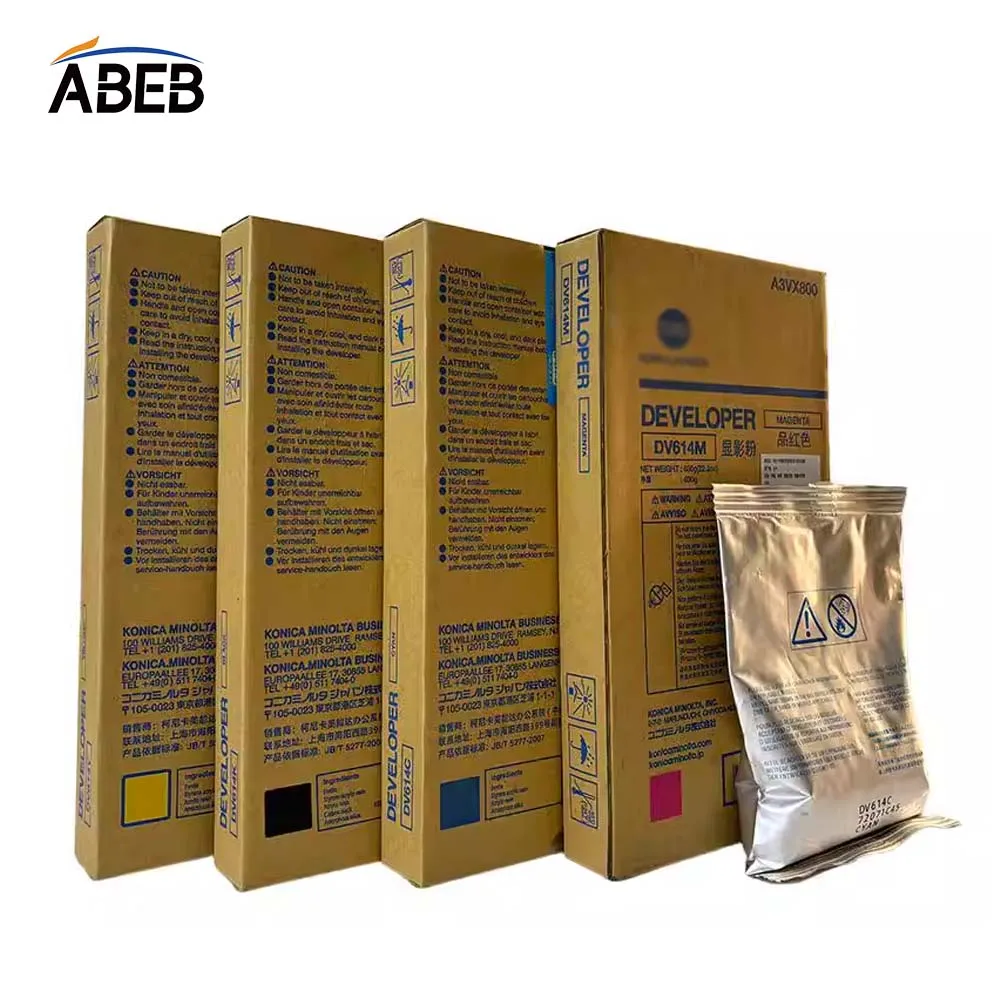 630g 100% Origal DV614 Developer Powder For Konica Minolta Bizhub C1060 C1060L C1070 C1070L C2060 C2070 C3070 C3070L C4065 C4070