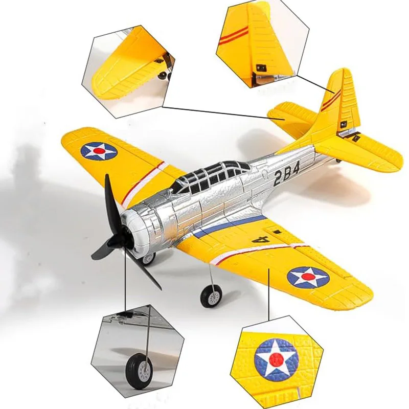 P47 Thunderbolt طائرة مزودة بجهاز للتحكم عن بُعد Sbd Bomber مع محرك بدون فرش مفتاح واحد البهلوانية 290 مللي متر جناحيها RC طائرات الأولاد اللعب