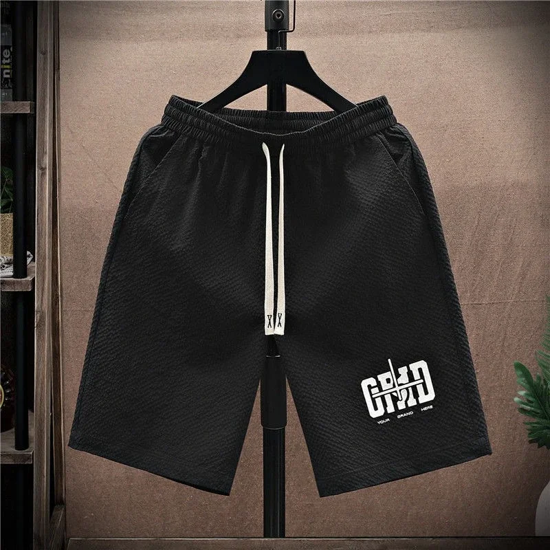 

Свободные пляжные мешковатые широкие мужские короткие брюки с карманами, дизайнерские винтажные эластичные шорты небольшого размера для мужчин