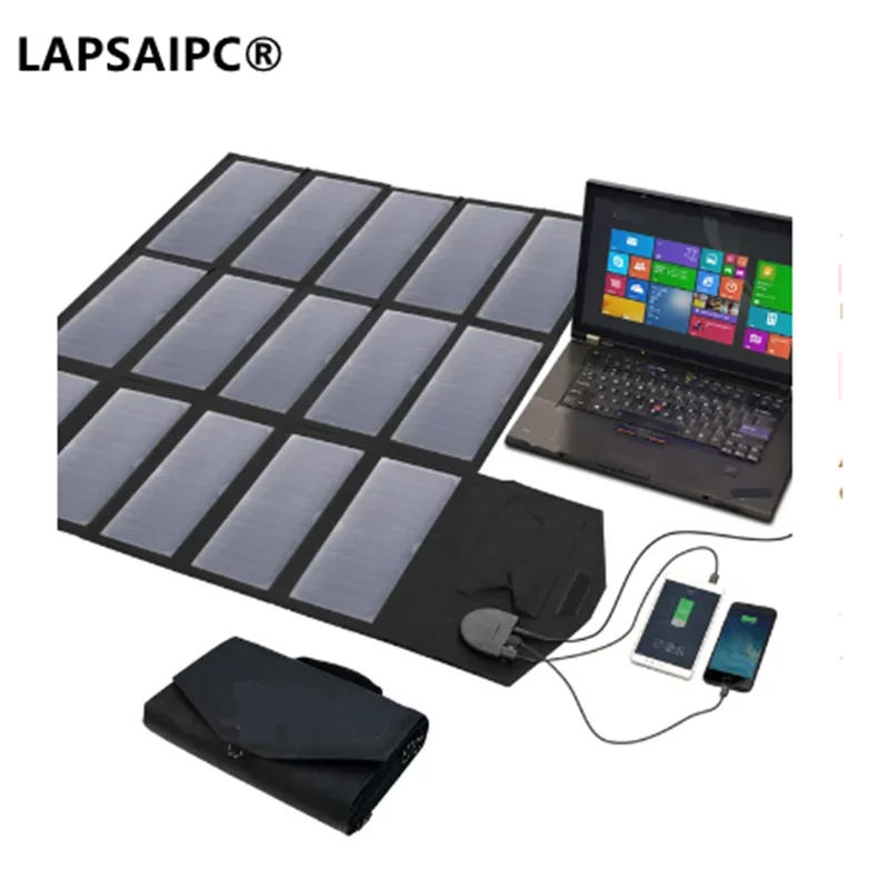 Lapsaipc for 100W 18V 12V Portable Solar Panel Foldable Solar Battery Charger