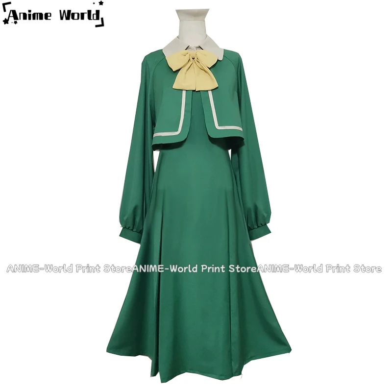 《Custom Size》Soryu Asuka Dress Uniform Outfit Anime Cosplay Costumes green dress