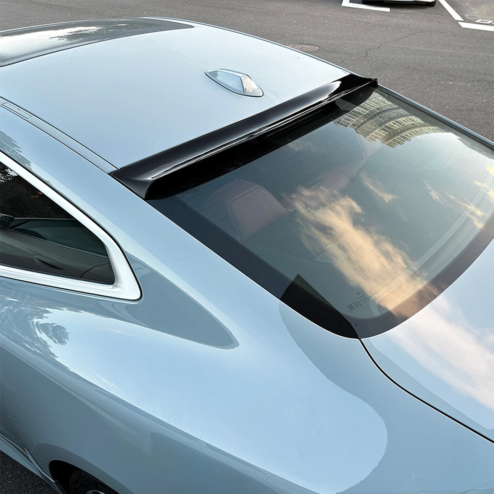 سقف السيارة سبويلر الجناح العلوي الخلفي الجذع الذيل الشفاه ديكور لسيارات BMW 4 Seires G22 2020 2021 2022 2023 2024 2025 #6