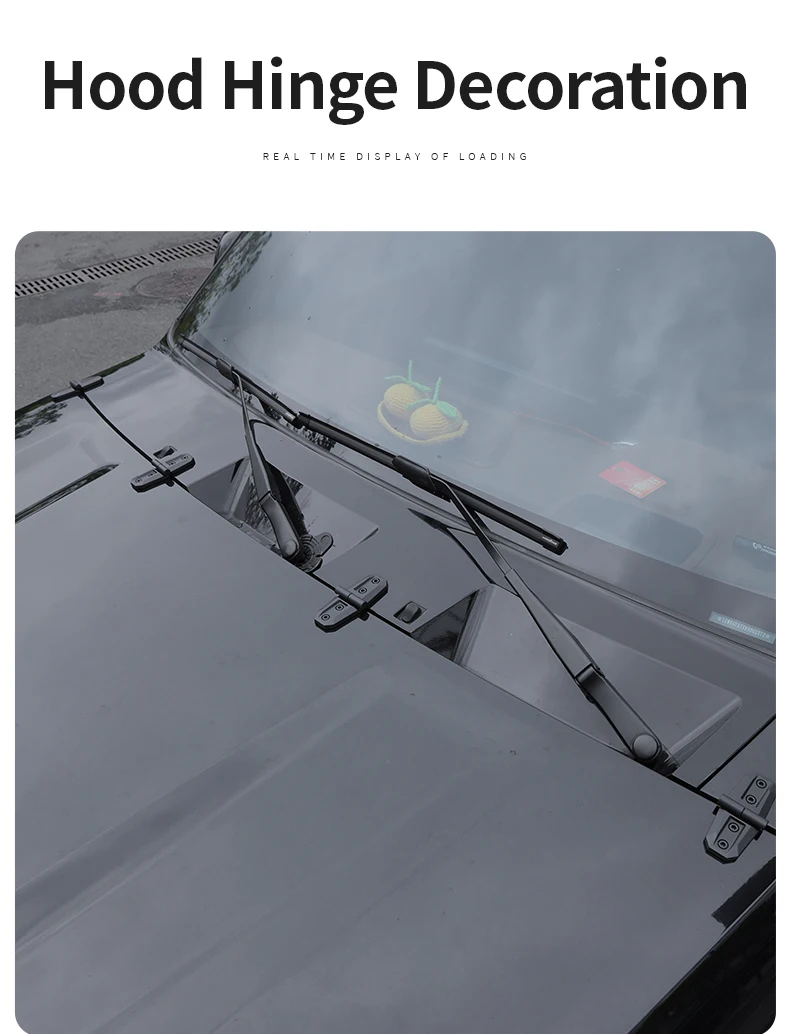 New Car Exterior Decoration Modified Door, Tailgate & Hood Hinge Decorative Sticker Accessories - detail 16