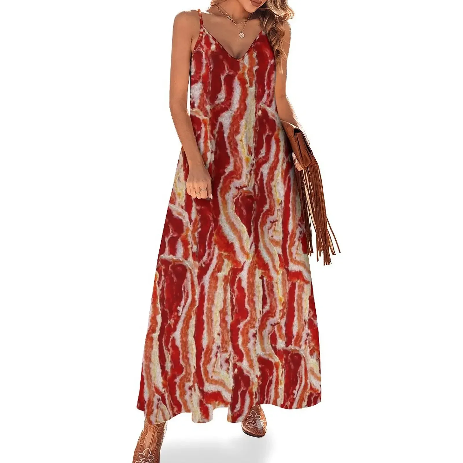 

Fun With Bacon Sleeveless Dress women formal occasion dresses luxury evening dresses 2024 Dress