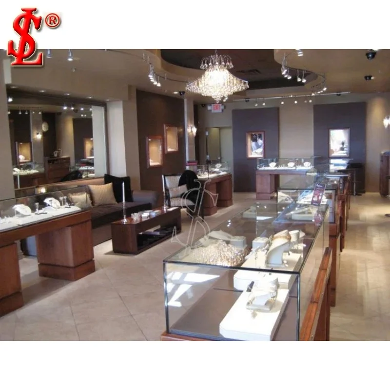 custom.Luxury Jewelry Display Table Dome Glass Showcase Boutique Shopfitting Whole Shop Solution LED Eco-Friendly White Pedestal