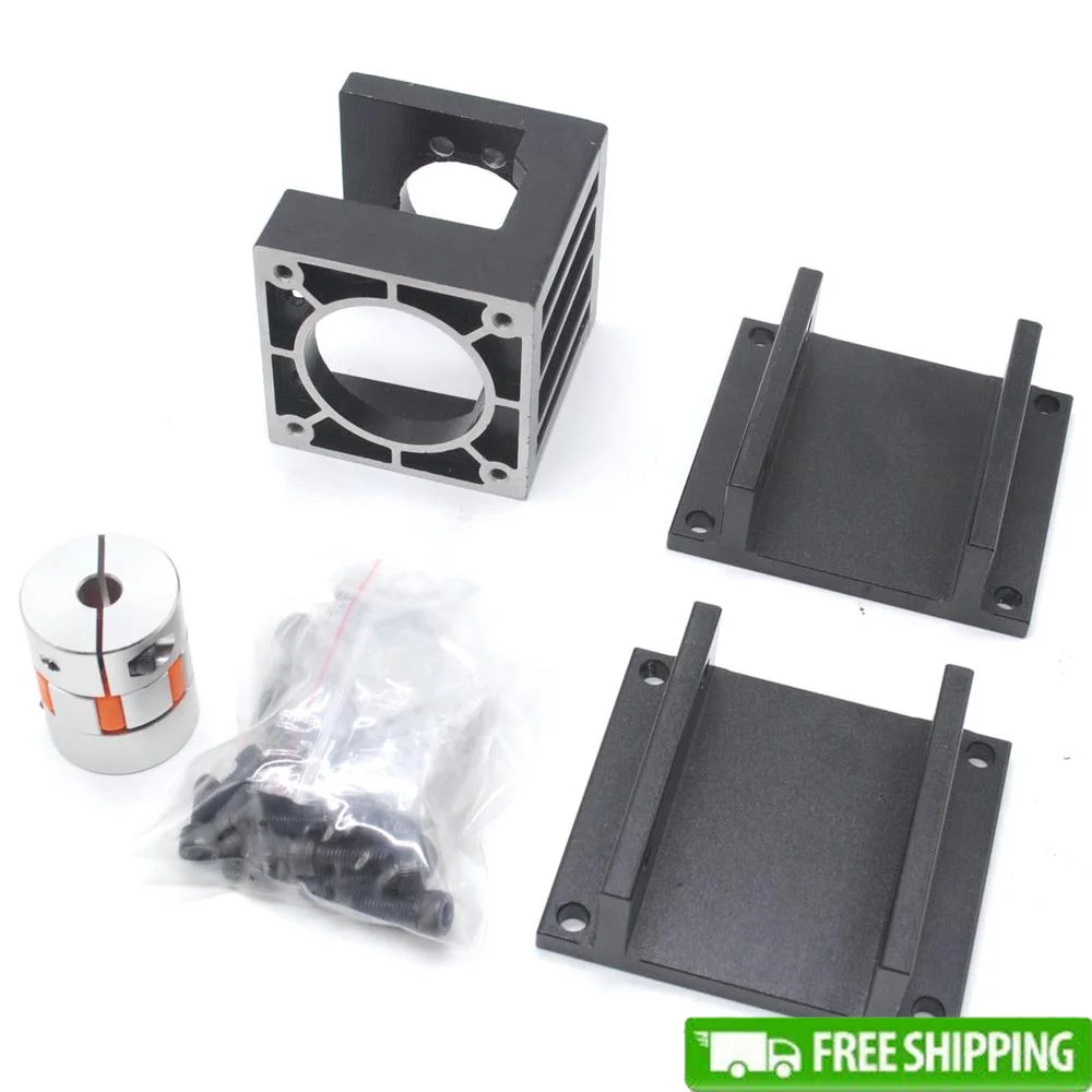 Belt Drive Linear Guide Rail Bracket Coupling Kit NEM23 Motors