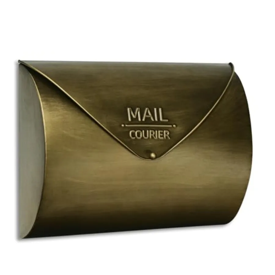 

Outdoor Wall Mount Mailbox, 13 x 3.24 x 10.3 inch Waterproof Mail Box, Heavy Duty Wall-Mounted Mailboxes for Home, Envelopes, M