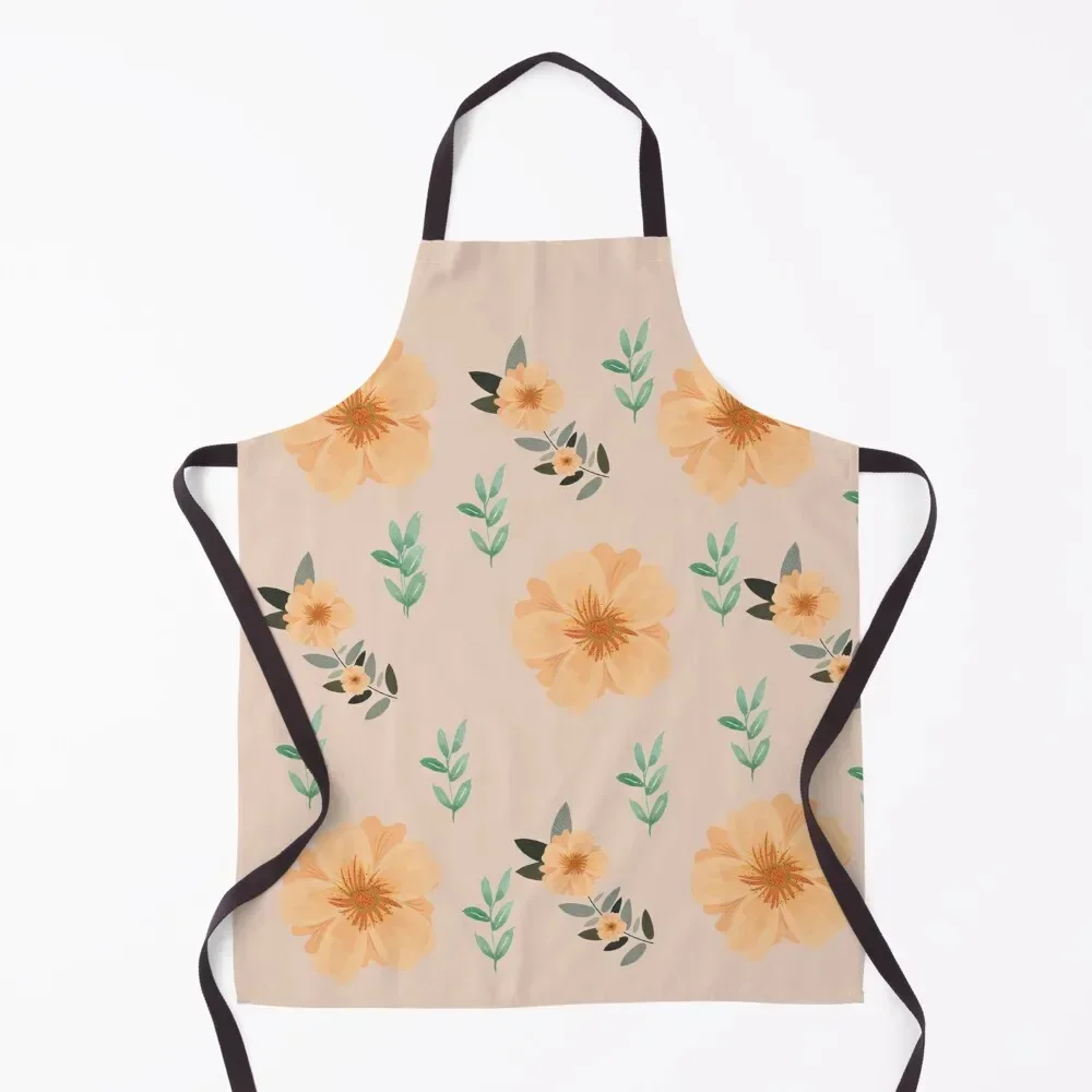 

Blossom Patterm Apron Cleaning Products For Home Custom barber men Apron