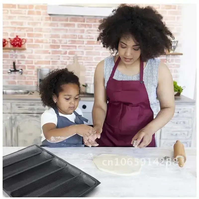Para Forms Moldes Silicone Pan Subway Bread Form Sets/loaf Baking Non Pan Stick Food Grade Bread