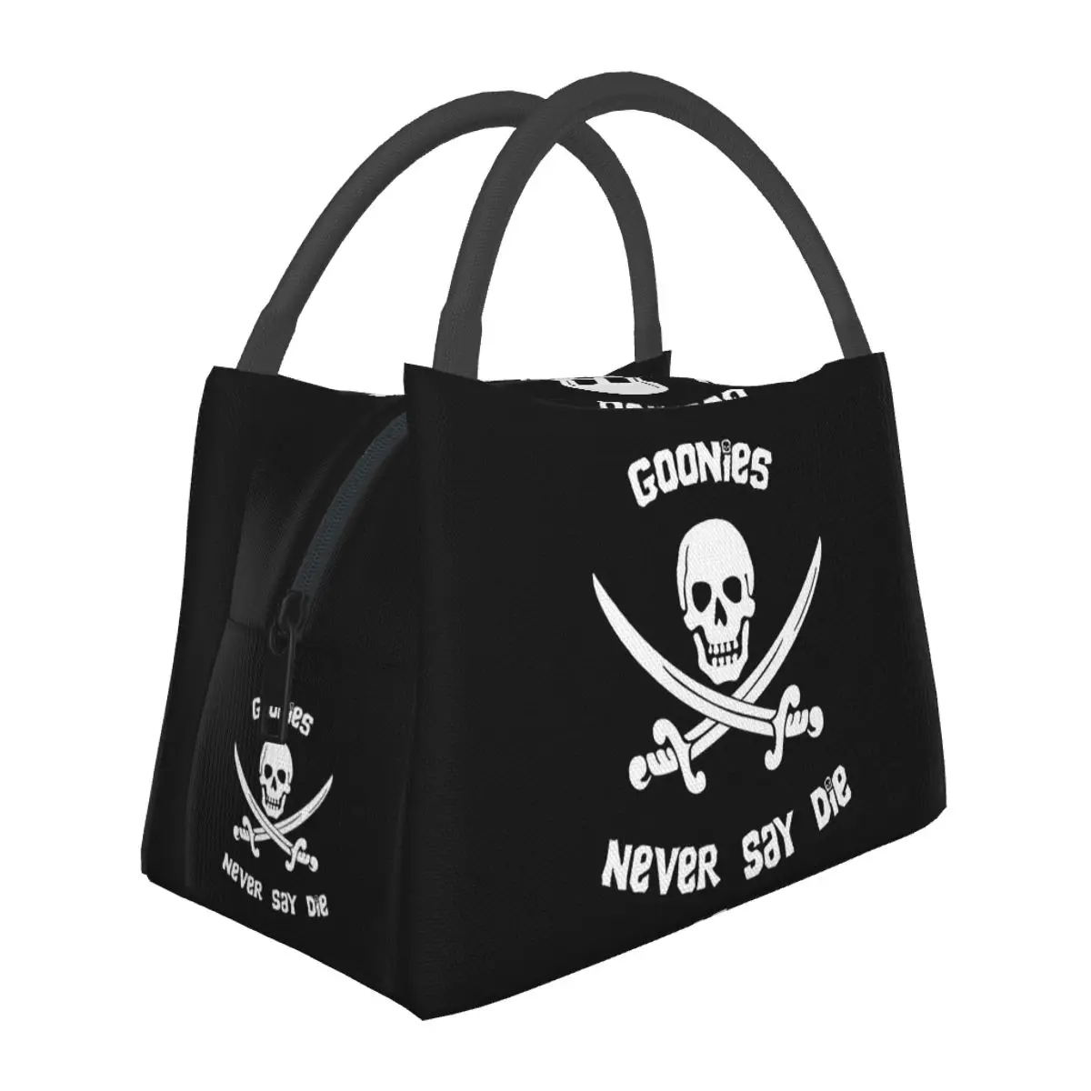 Goonies Never Say Die Lunch Bags Insulated Bento Box Leakproof Lunch Tote Picnic Bags Cooler Thermal Bag for Woman Girl Work