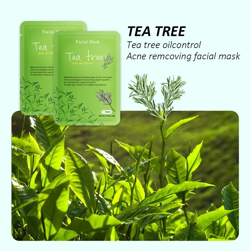 Natural Plant Face Mask Moisturizing Soft Hyaluronic Acid Repair Clean Facial Masks Face Care Makeup Beauty Skincare Masks