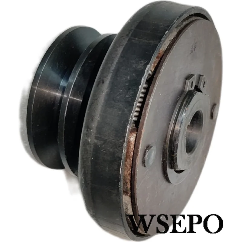 OEM Quality! Double Groove Belt Pulley Centrifugal Clutch Fits168F 170F GX160 GX200 225 230 Gas Engine with Key Shaft