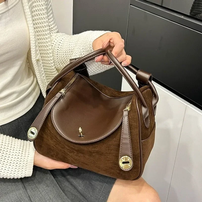 

Elegant Women Handbag Tote Luxury Designer Diaper Bag Classic Leather Large Capacity Stylish Crossbody Messenger Bag