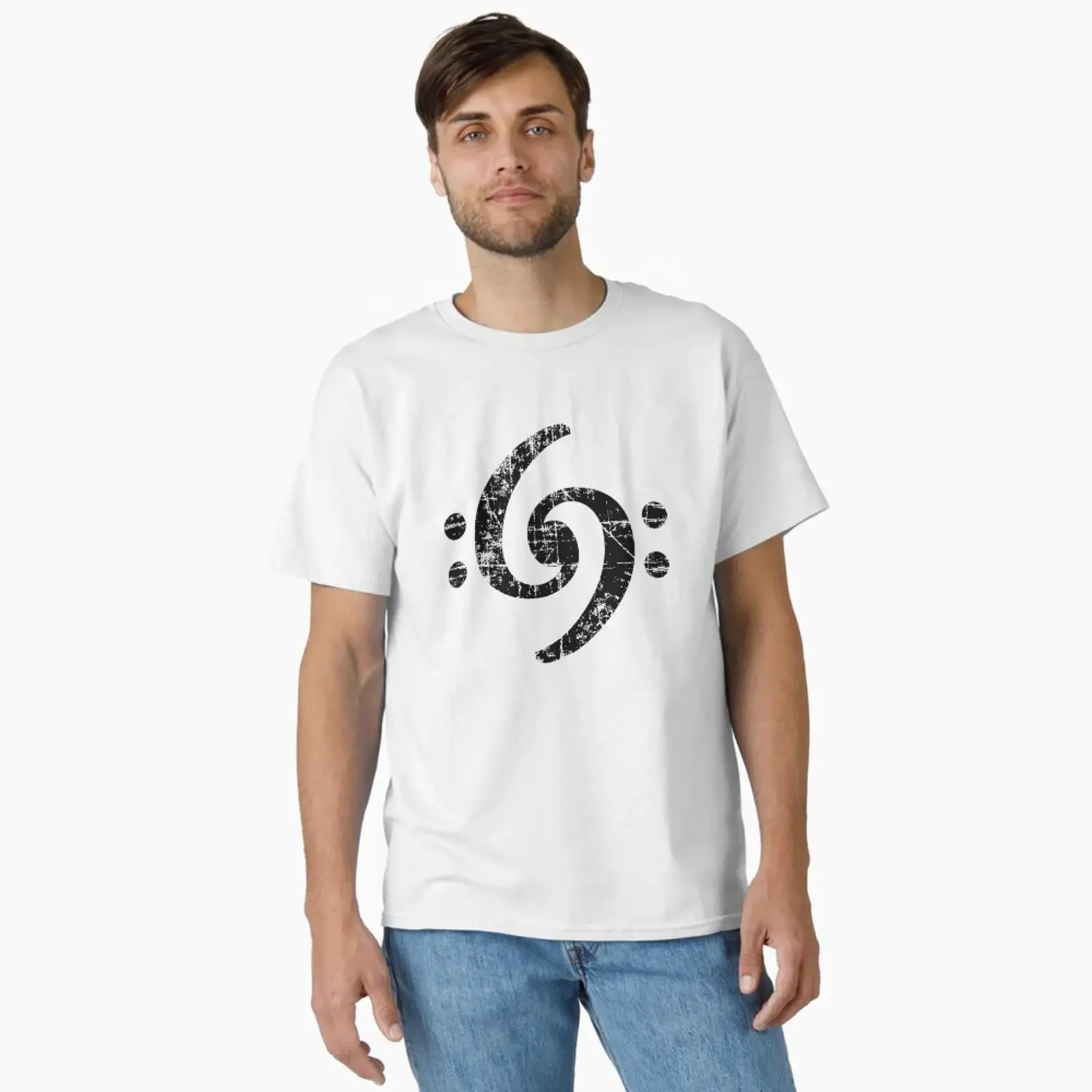 Классическая футболка от theshirtshops, винтажная, с эффектом потертости, для повседневной носки, мужская, эластичная, в стиле стритвир, слегко облегающая.