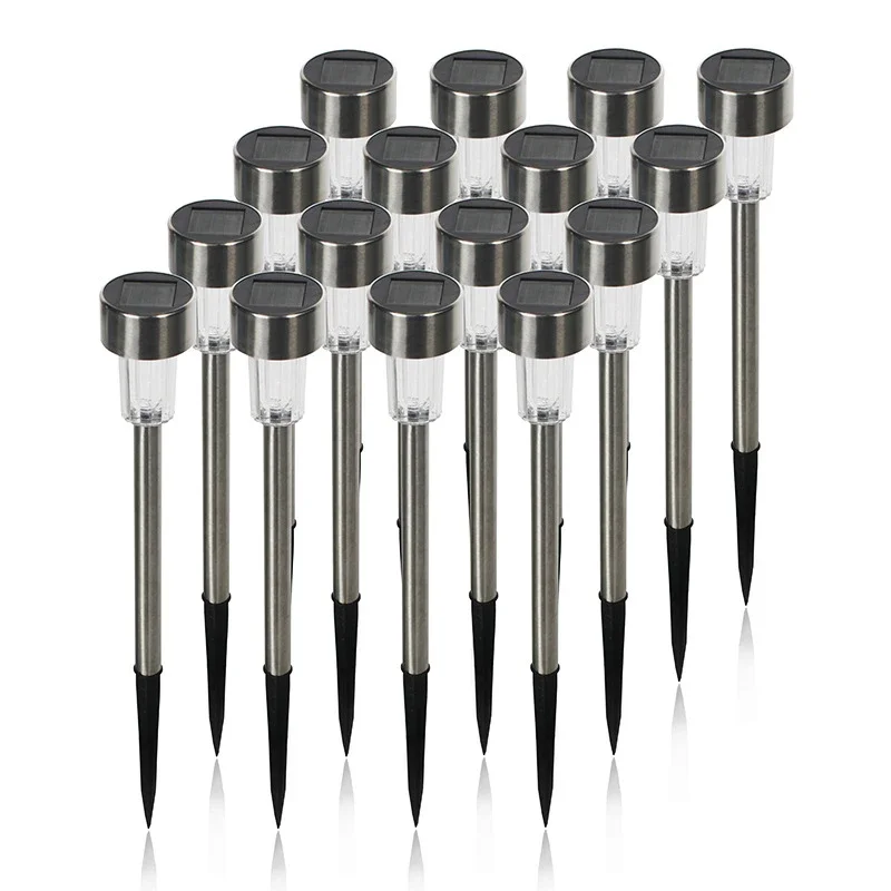 

New Solar Lawn Light Outdoor Garden Outdoor Stainless Steel LED Waterproof Ground Plug Light Household Solar Outdoor Light