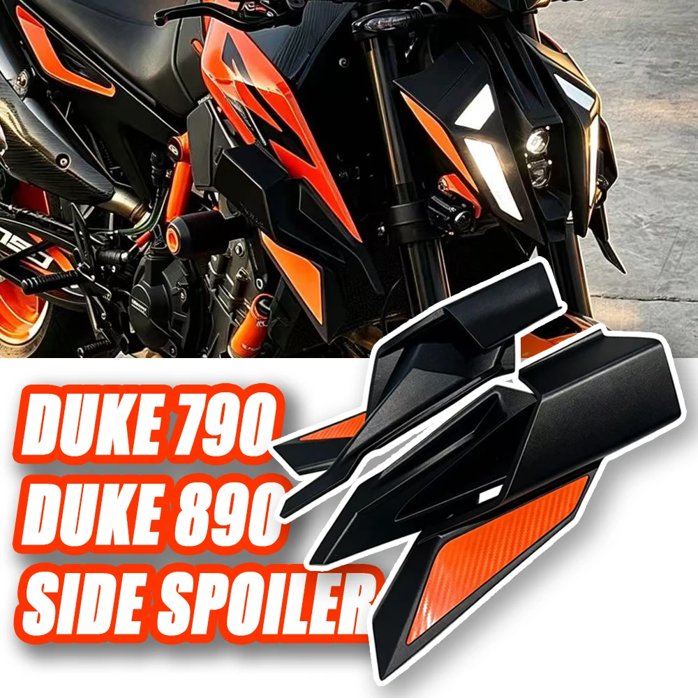 Für Duke 790 890 Seitenflügel, Seitenspoiler, Frontspoiler, Duke 790 Duke 890 Winglets