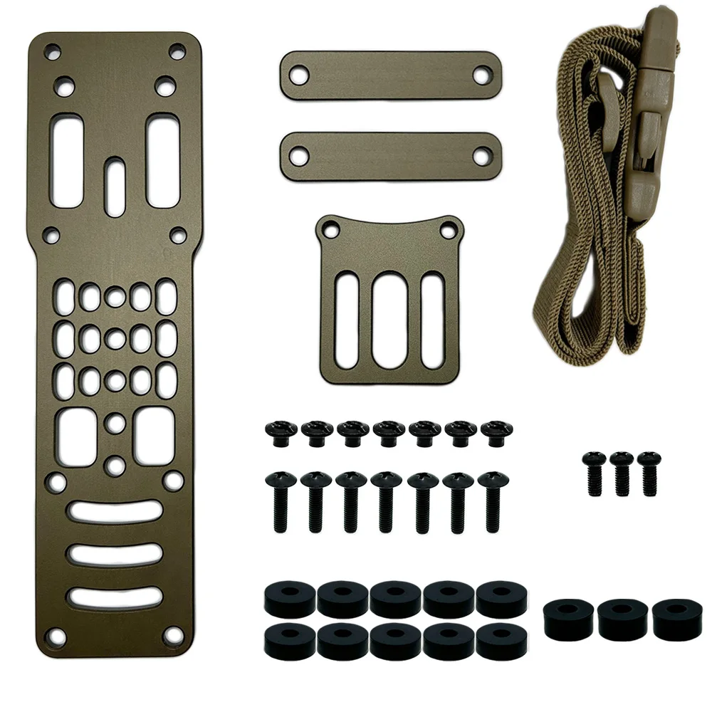 Taktische Drop Leg Tragen Plattform Metall Modulare Einstellbare Pistole Holster Adapter Kompatibel QLS Airsoft Adapter Zubehör