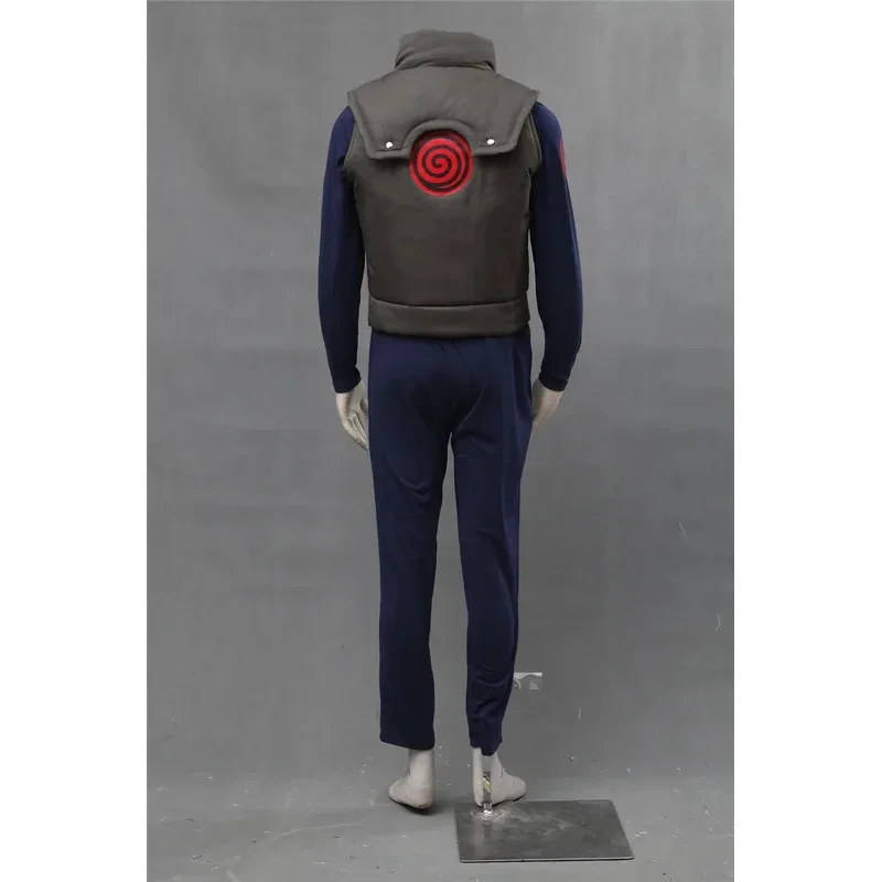 سترة COS Anime Hatake Kakashi التأثيرية باللون الأخضر زي الهالوين الهزلي الكامل