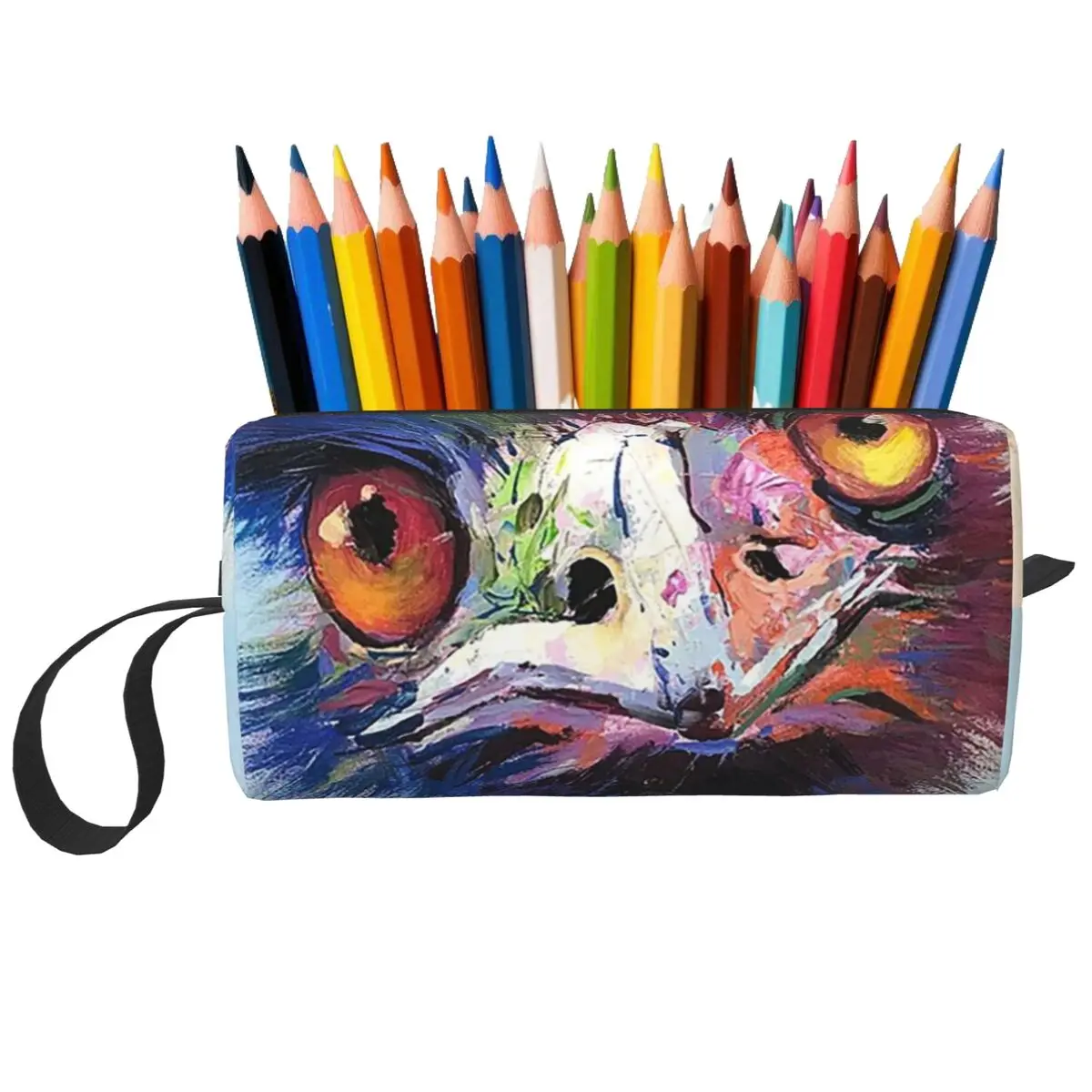 Australian Emu - Makeup Bag Cosmetic Organizer Storage Dopp Kit Toiletry Cosmetic Bag for Women Beauty Travel Pencil Case