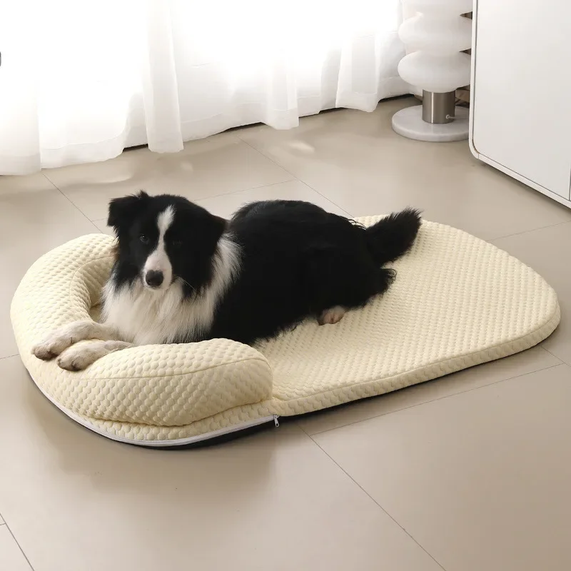 Removable Dog Cat Ice Silk Cooling Mat Self Cooling Fabric Pet Summer Foam Sleeping Bed Washable Cooling Sofa for Dogs Cats