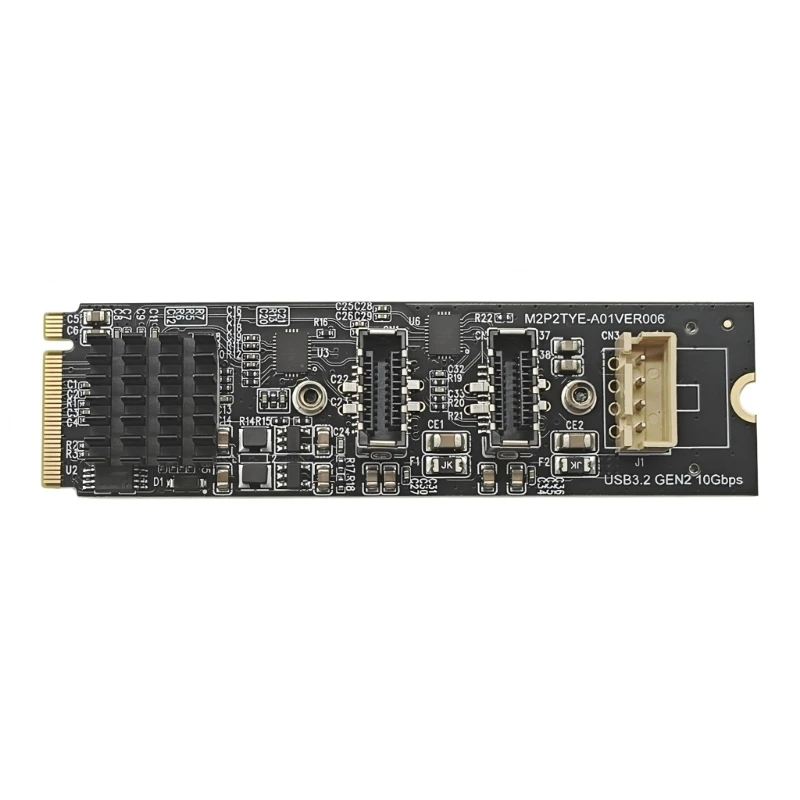 10Gbps Two Outlet Type E Expansion Module From PCIe M Opening For USB 3 Version 2 And Storage Technology