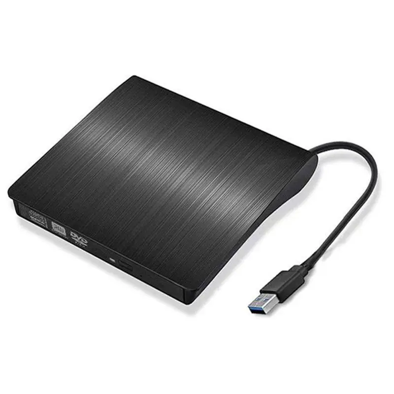 

Портативный DVD-привод ZIZI CD/DVD+/-RW с интерфейсом USB 3.0, высокоскоростной записывающий привод для ноутбуков с Windows/Linux