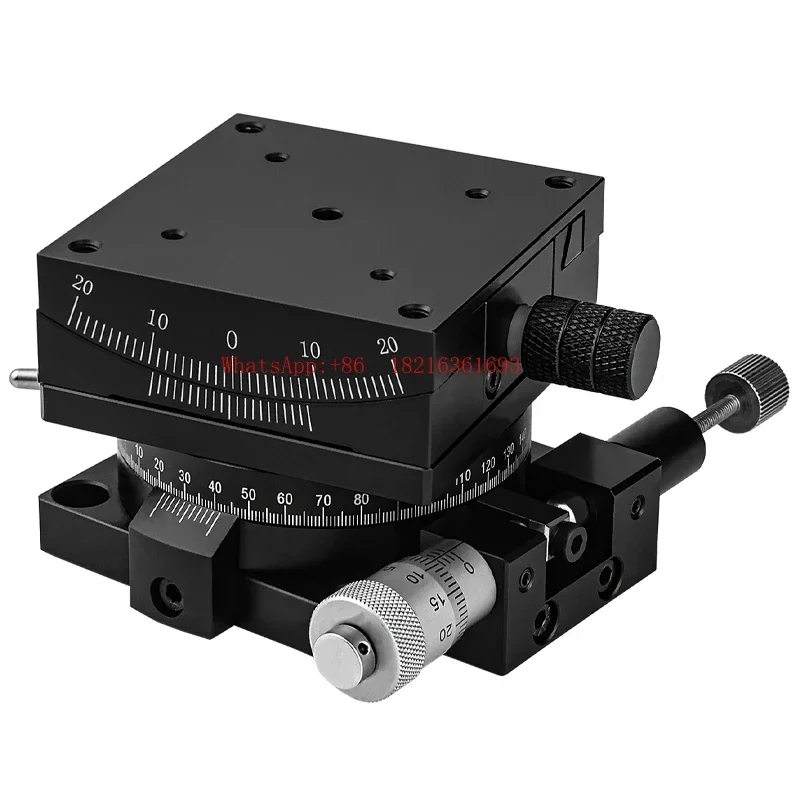 2006GOOD XY Axis Manual Radian Angle Table GFG25GWFG40-60 80 Precision Angle Tilt Sliding Table Fine Adjustment Platform