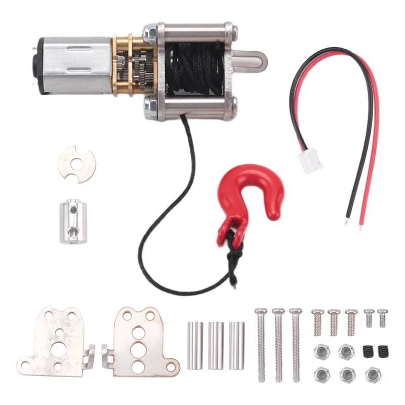 Metal Automatic Simulated Winch for B14 B24 B16 B36 C14 C24 C34 MN D90 D99 MN99S RC Car [No.68 Toy]