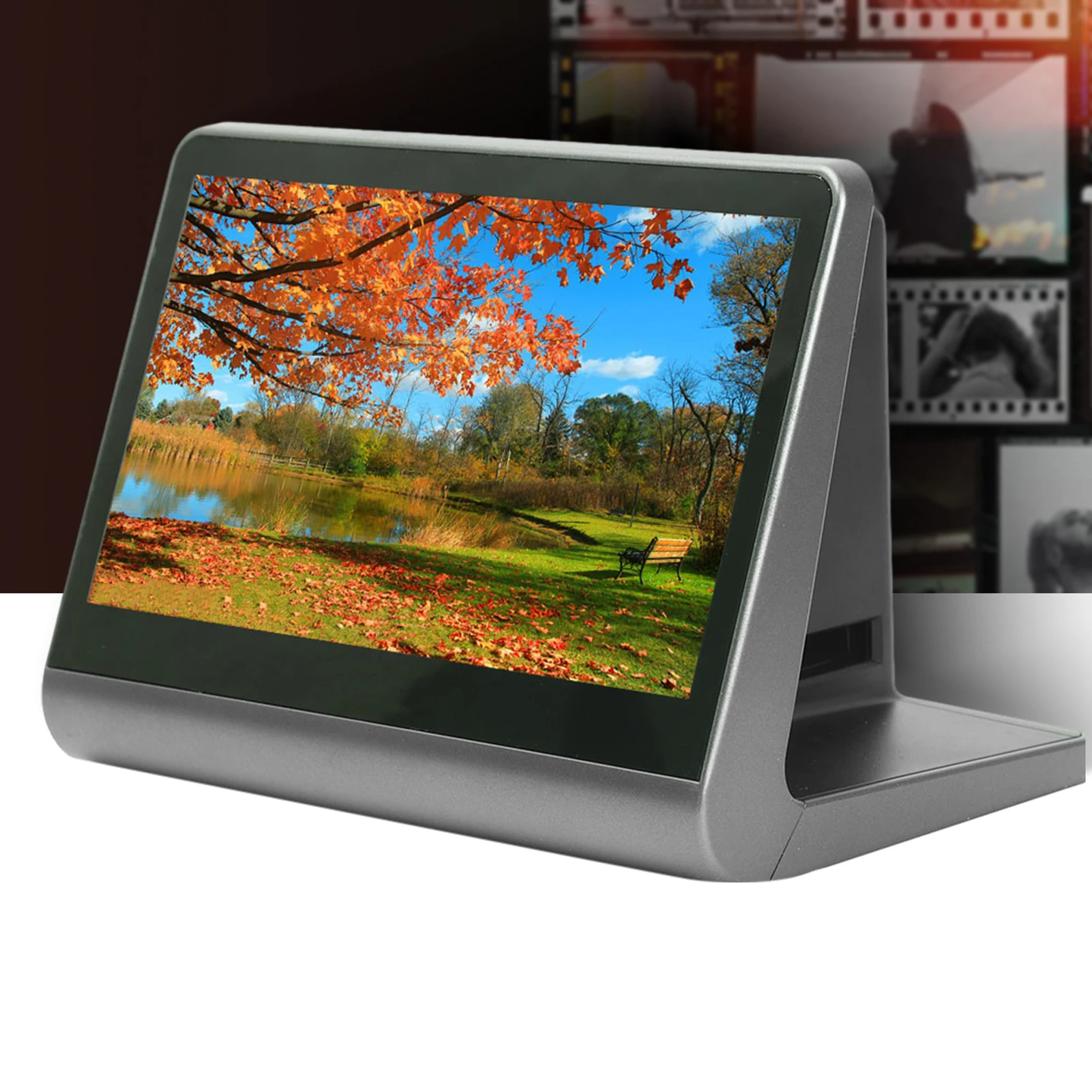 7'' LCD 16GB  Film and Slide Scanner for 135 Film(36*24mm)/126KPK /110 Film/Super8/ Monochrome/Slide to Digital JPEG Photos
