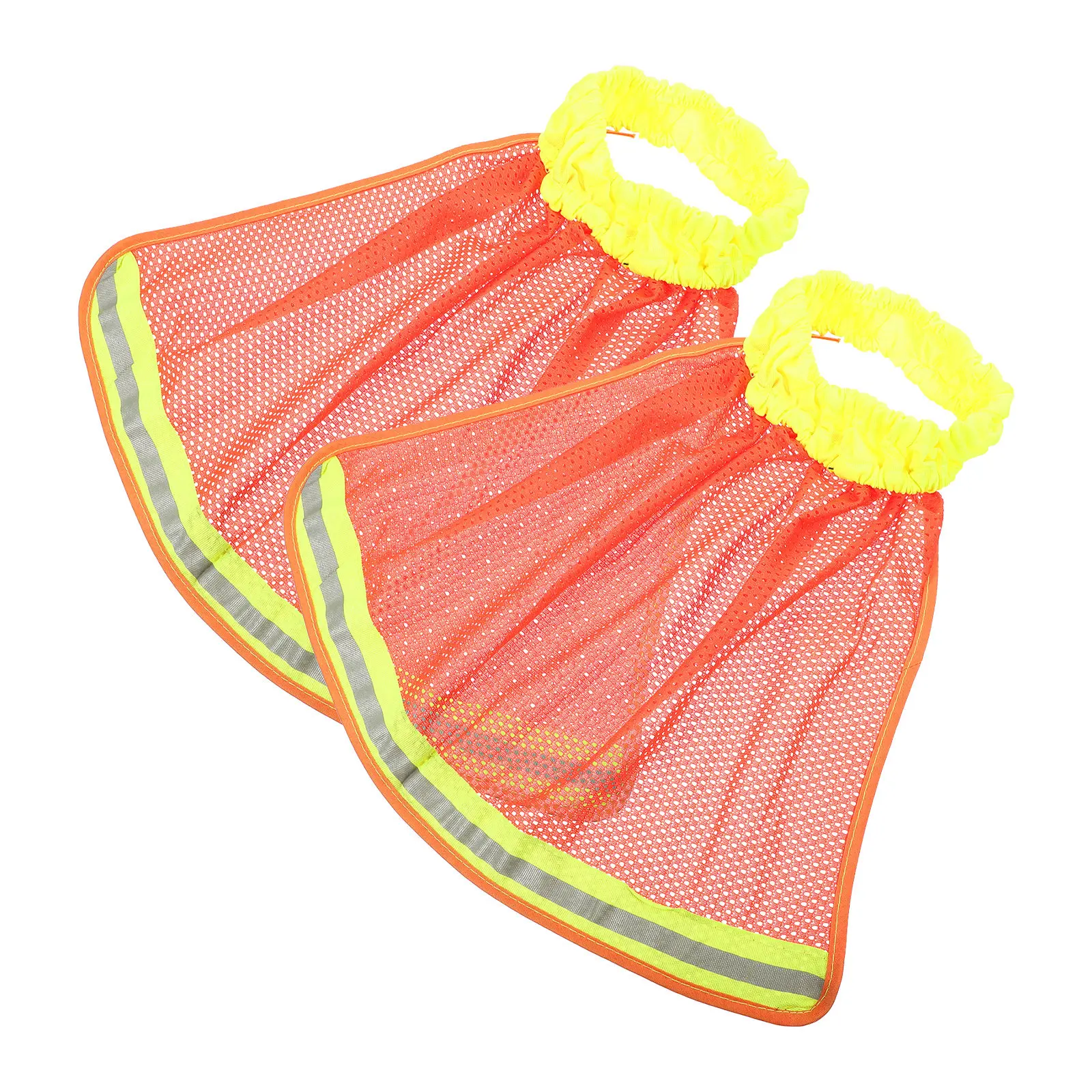 Hard Hat Neck Shade Adjustable Elastic Band Construction Sun Protection Safety Neck Drape Breathable Curtain