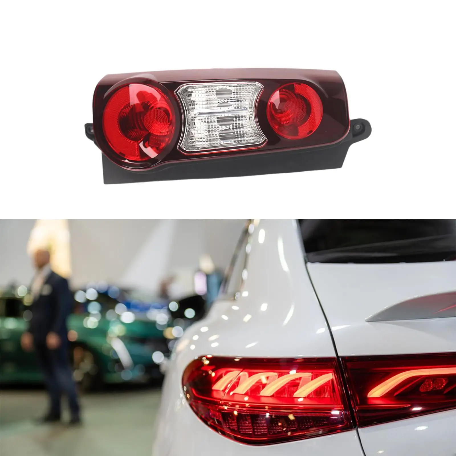 

Left Side Tail Light 9677205580 Spare Part Sturdy Easy to Install High Performance Premium Replaces for Peugeot Partner MK2