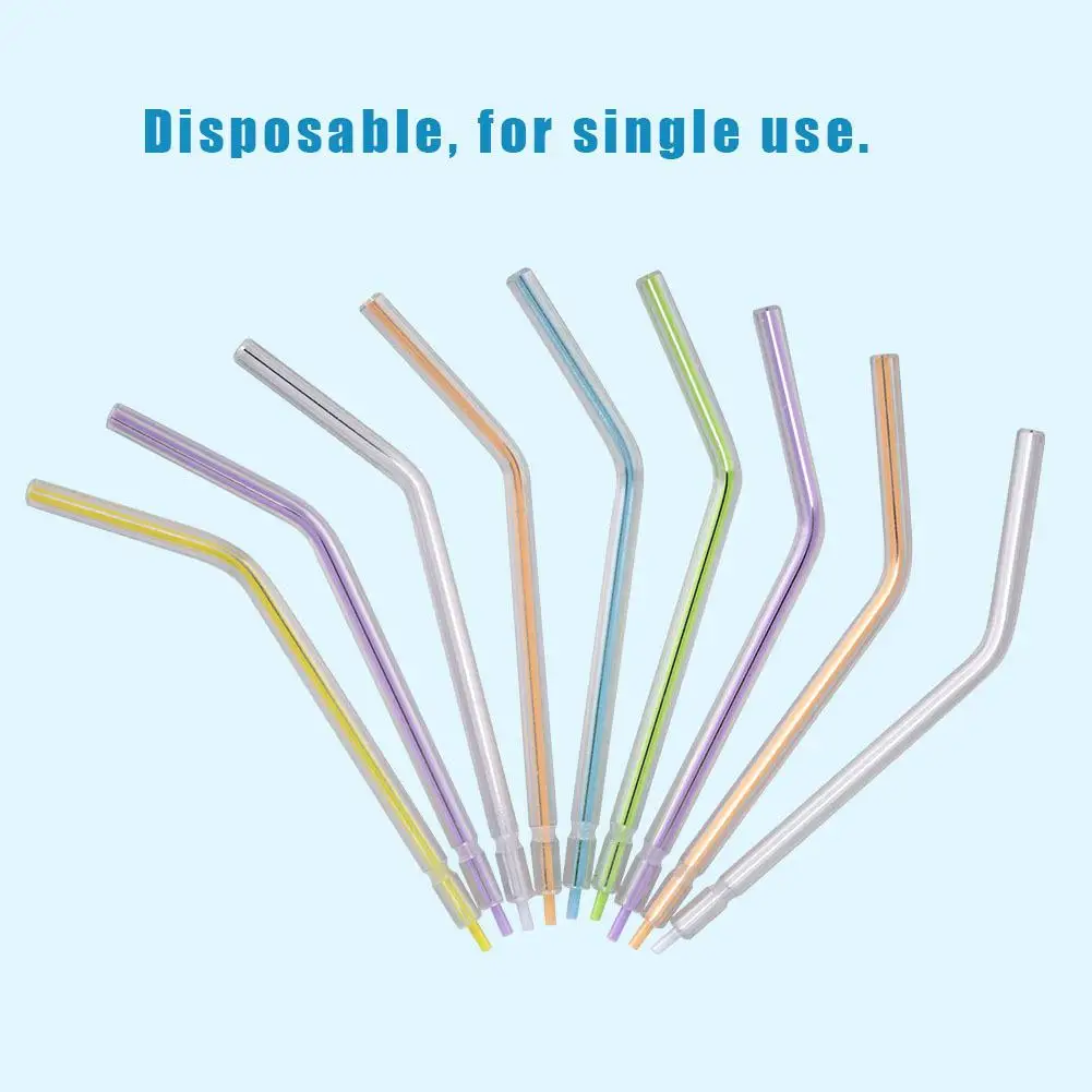 Dental Air Water Spray Nozzles Tips Tubes Disposable 200/400pcs for 3 -Way Triple Syringe Teeth Whitening Instrument