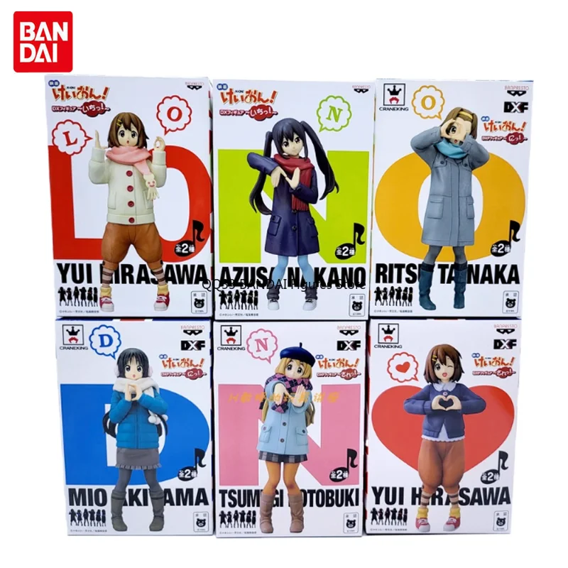 

Original DXF SQ K-ON！Azusa Nakano Tsumugi Kotobuki Mio Akiyama Hirasawa Yui Love Gesture Action Figures Model Collectibles