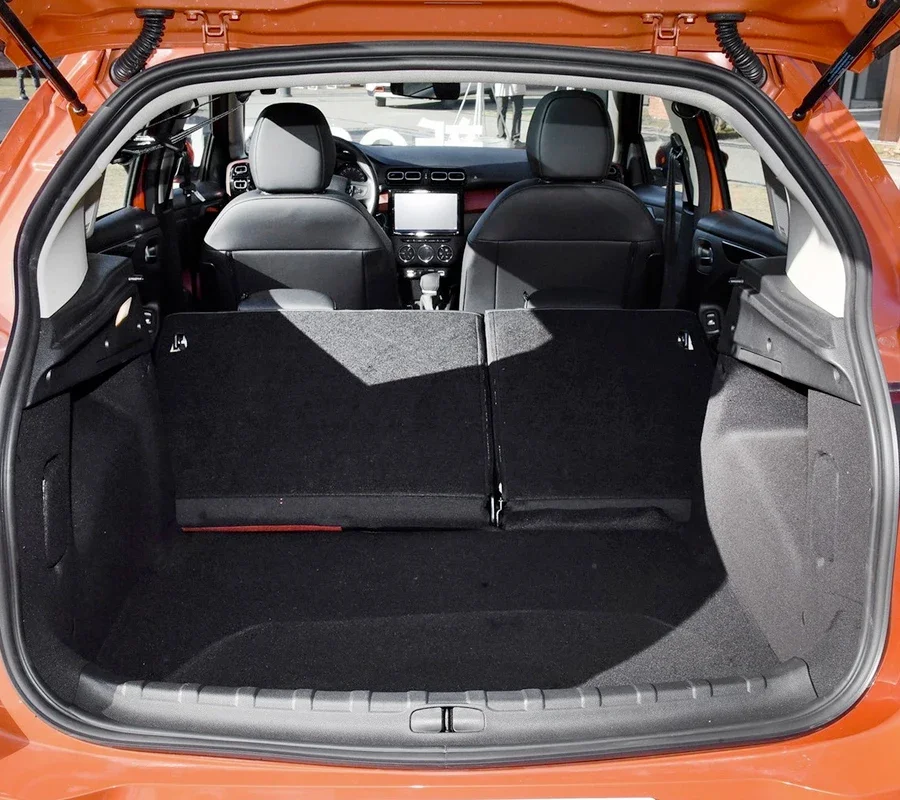 For Citroen C3XR 16 17 18 19 2020 2015-2021 Custom Fit Car Trunk Mat All Season Cargo Mat 3D Shape Laser Measured Trunk Liner