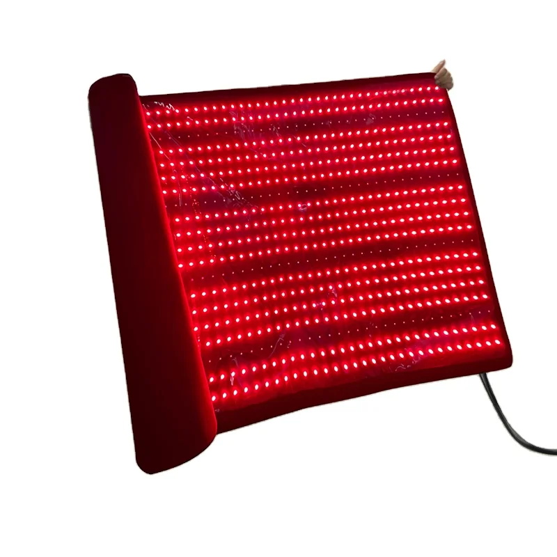 Pulse Therapy Red Light Mat Large Home Use Led Light Therapi Bed Near-Infrared Pad Red Light Therapy Blanket