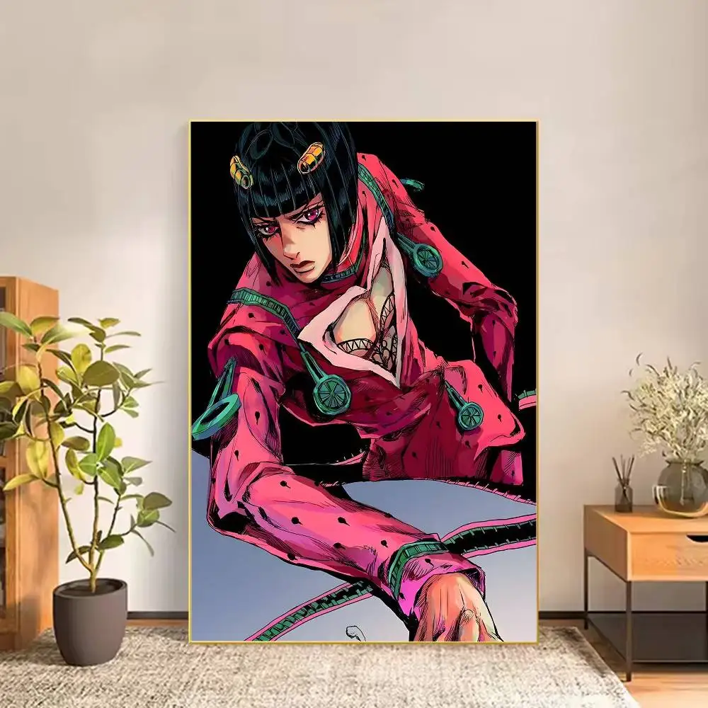 Bucciarati JoJos Bizarre Adventure Poster Versatile HD Waterproof Wall Art Self-Adhesive Decor for Any Space Ideal Gift