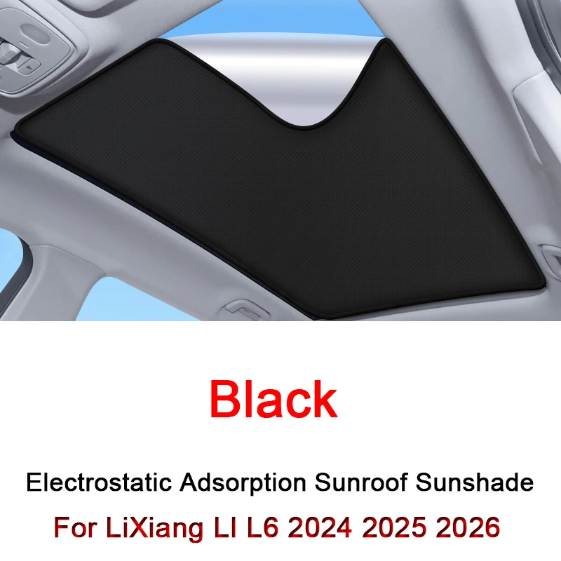

Car Electrostatic Adsorption Sunroof Sunshade Cover For LiXiang LI L6 2024 2025 2026 Heat Insulation Skylight Sticker Accessory