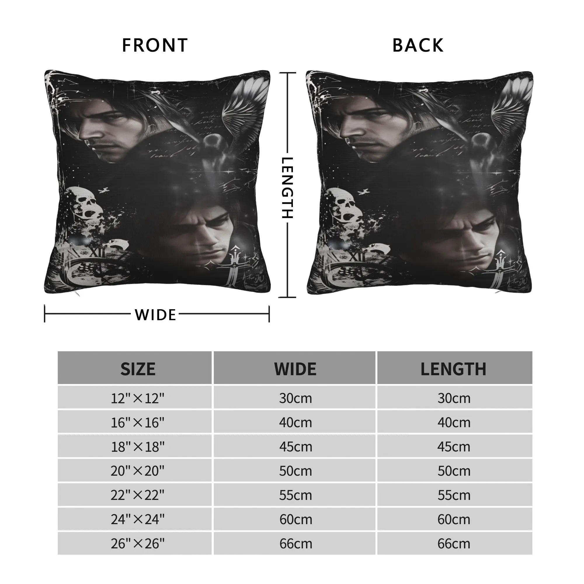 Pillow Cover Residents Evils  Fashion Pillow Case For Living Room Sofa Pillowcases