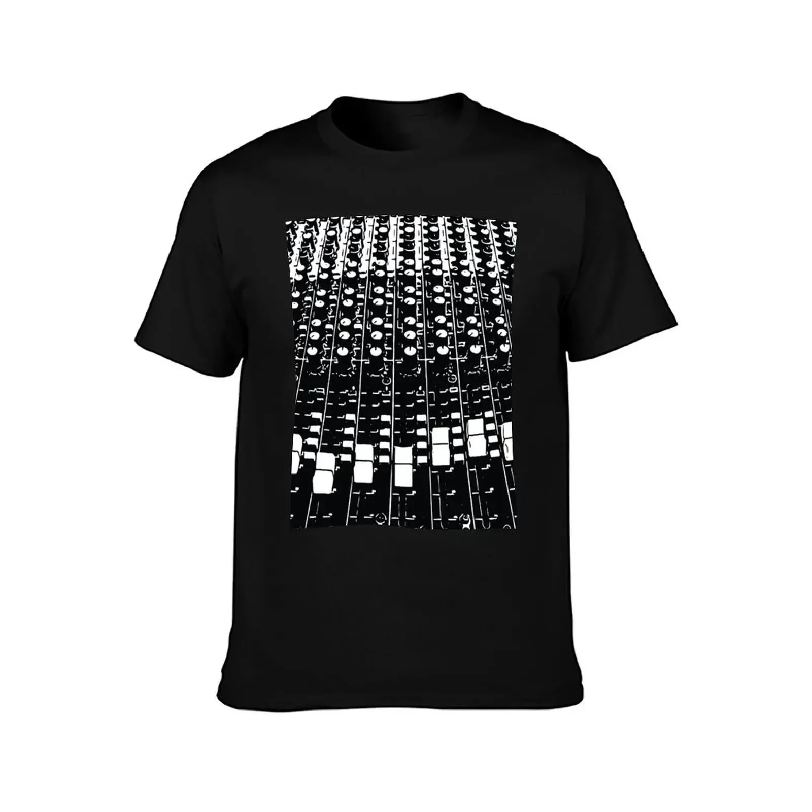 EDM Sound Mix Board Rave Techno Music T-Shirt Short sleeve tee valentines boutique clothes mens clothing