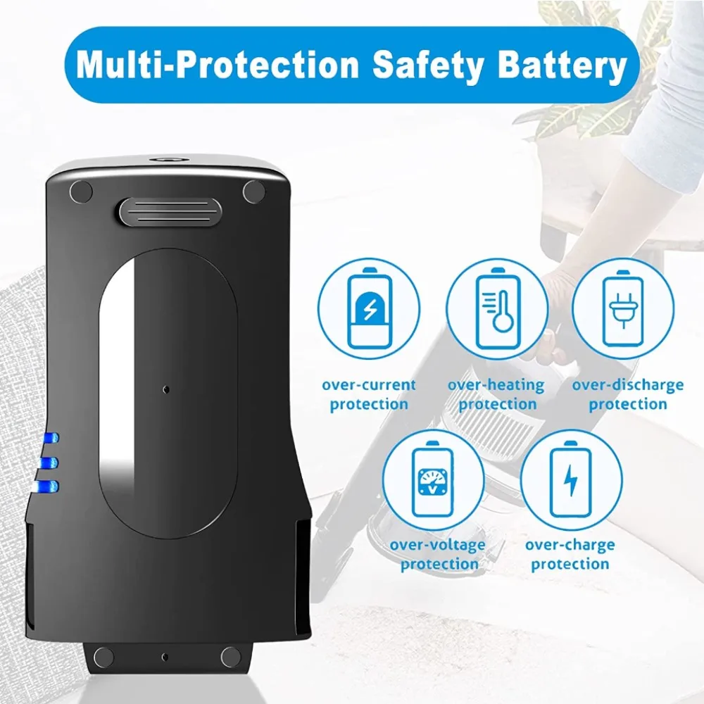 3500Ah 25.2 فولت بطارية ليثيوم أيون استبدال ل القرش XBATR725 ، متوافق مع القرش Iz662H ، Iz682H المكانس الكهربائية