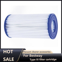 For Bestway 58012E Type III/A Outdoor Swimming Pool Filter Pump Cartridge Replacement 4.2\