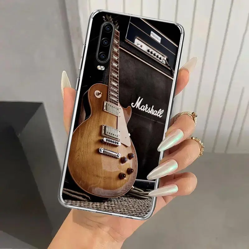 Music Score Musical Violin Guitar Phone Case for Huawei P40 P30 P20 P10 Pro Mate 20 10 Lite P Smart Z Y5 Y6 Y7 Y9S Soft Funda Pr