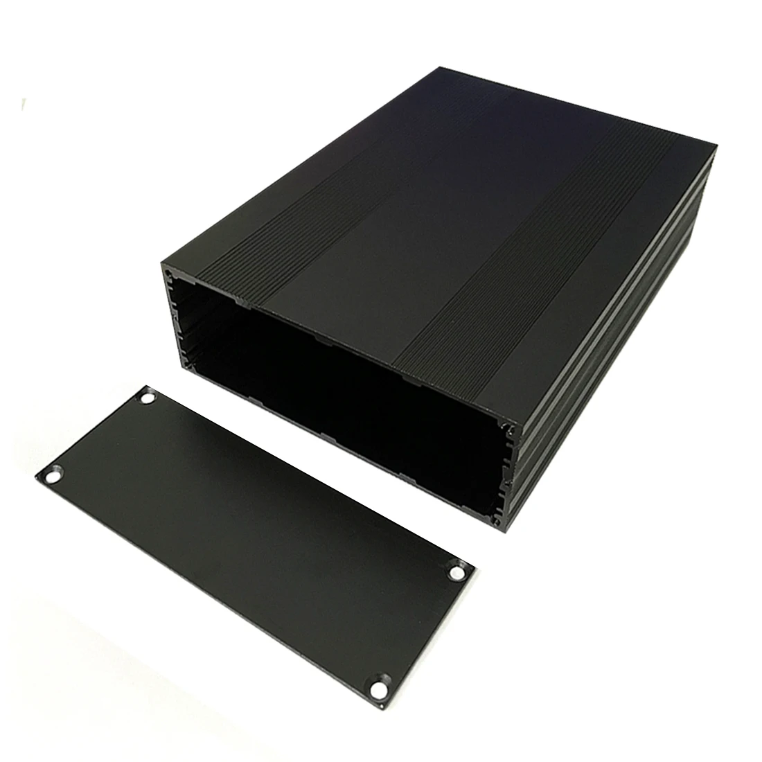 1PC Aluminum Enclosure Electrical Box  Extruded Case Enclosure Splitted PCB Shell 145X54X200mm DIY NEW Silver/Black