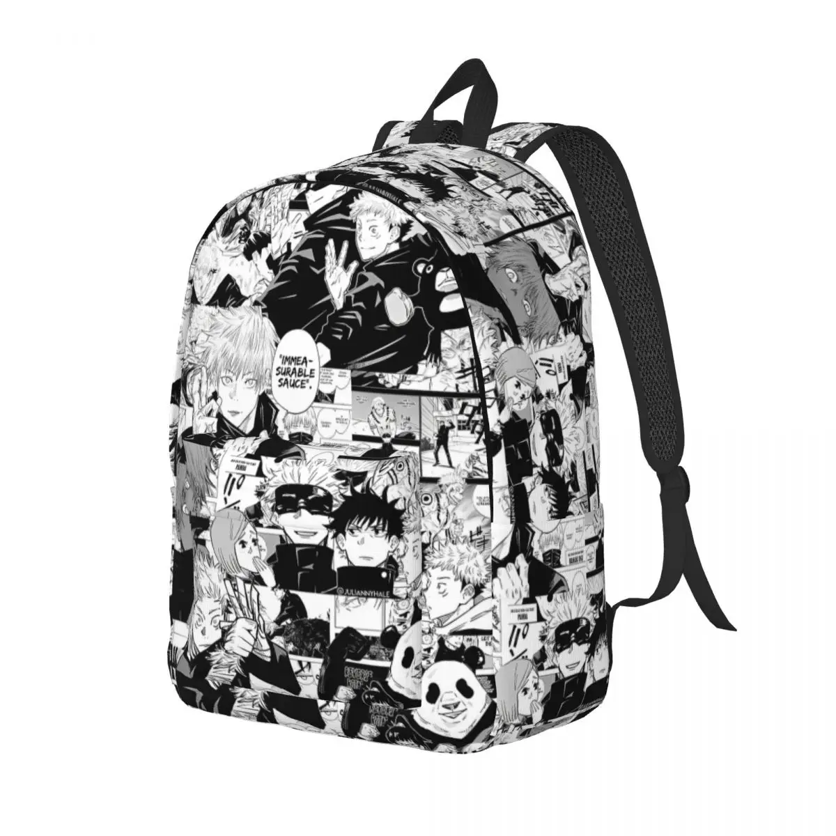 Jujutsu Kaisen Anime Cartoon Backpack Men Women Fashion Student Hiking Travel Daypack Satoru Gojo College Shoulder Bag Outdoor