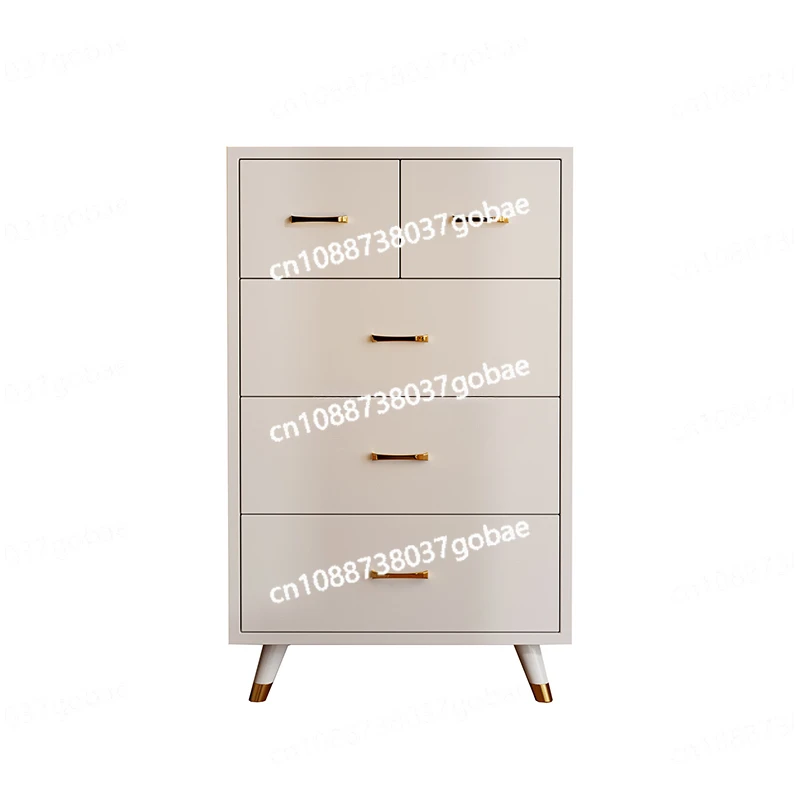 LMM Light Luxury Solid Wood Chest of Drawers Bedroom Storage Decoration Bedside Table