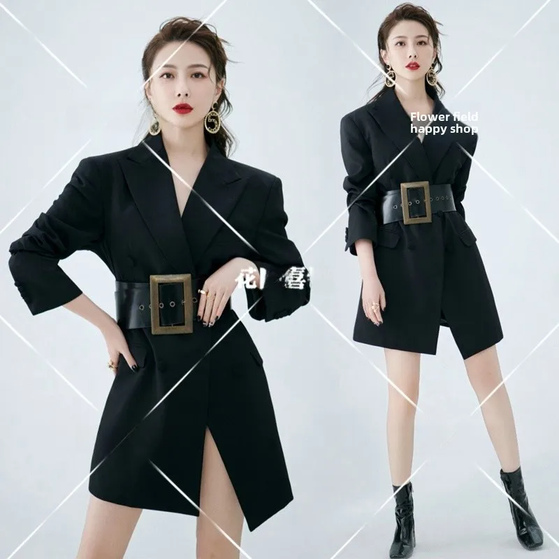 

Модный женский костюм для фотосессий, съемок художественных портретов, фотостудий, новинка, одежда для сценических выступлений