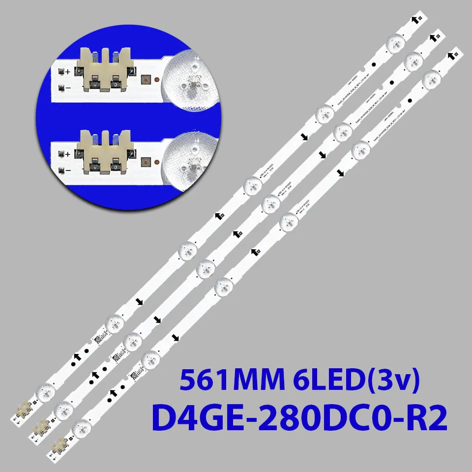 

LED Backlight strip For UE28J4100AW UE28H4000 UE28J4100 D4GE-280DC0-R2 BN96-34140A LT28E310EX T28E310EX