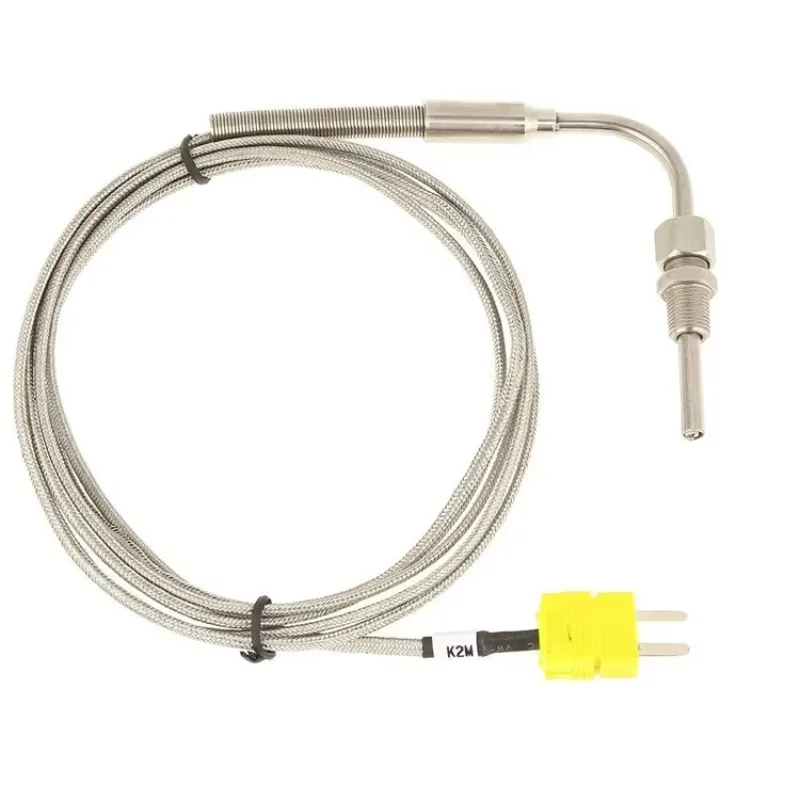 Flexible Shielded Wire l Shape Industrial Temperature Sensor Thermocouple K-type Probe
