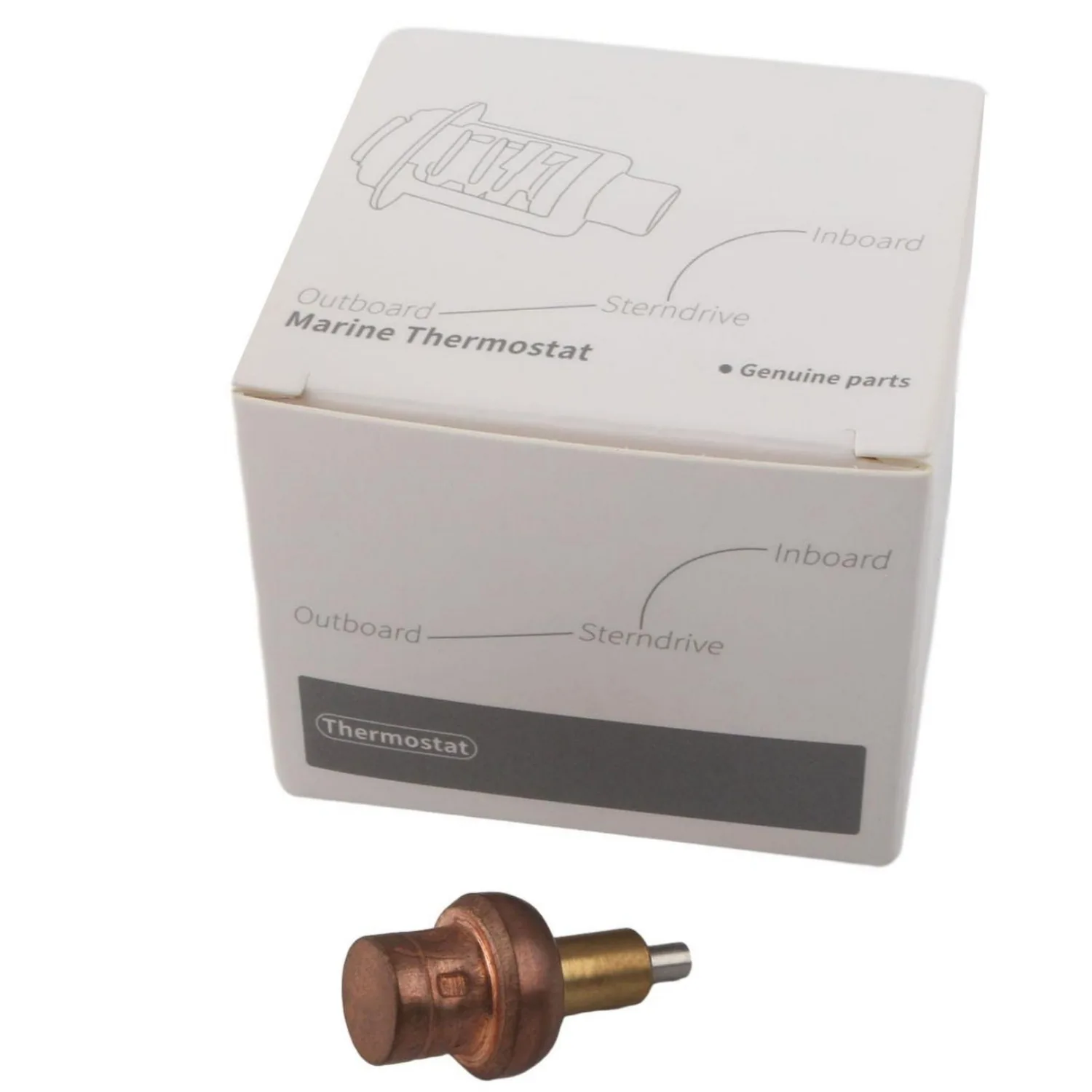 

Сокса Marine 143 ° Ф 62 ° C термостат для Evinrude Johnson OMC 9,9 10 15 60 65 70 120 140 200 225 275 300HP 0394411 0778199 18-1506